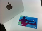 iTunes $50 Gift Card for US Account - Apple Gift Envelope